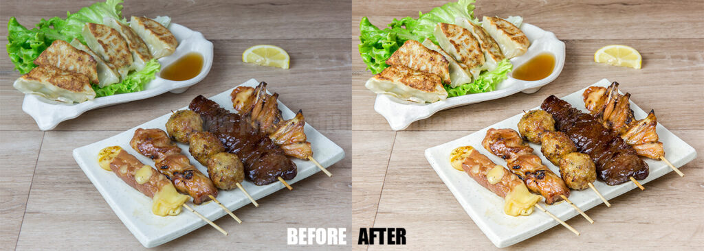 Barbeque Food Photo Editing