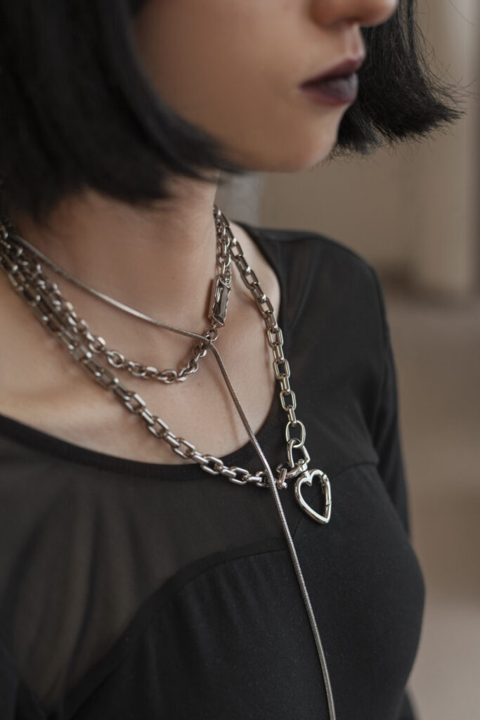 layered necklaces