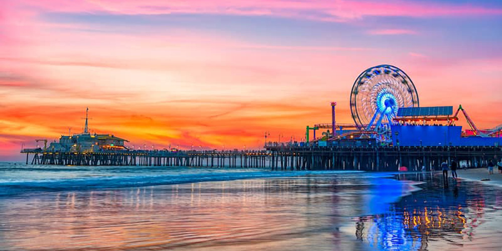 Santa Monica Pier $ Beach copy