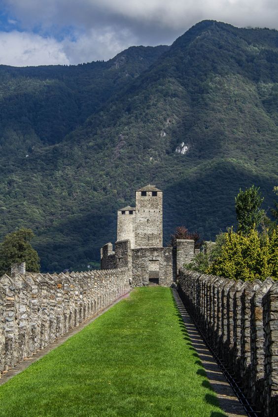 Bellinzona Switzerland Photo Editing