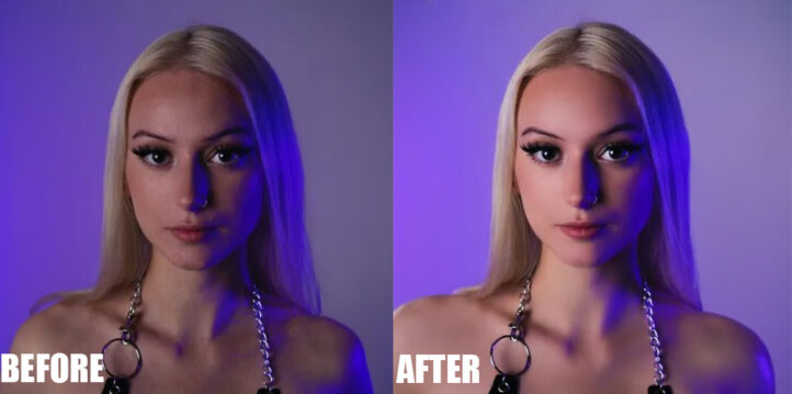portrait photo retouching