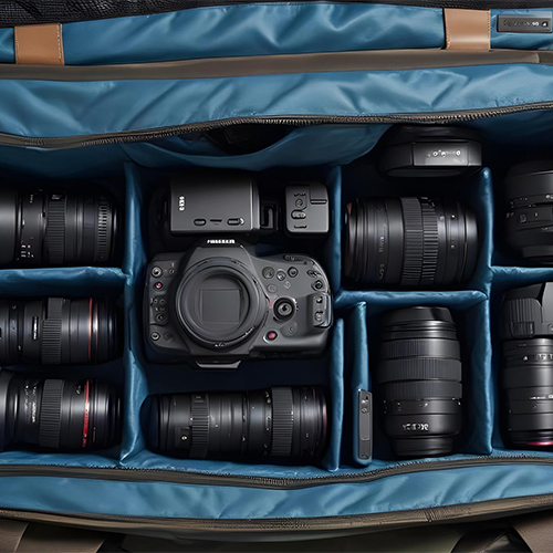 camera gear preparation, photography