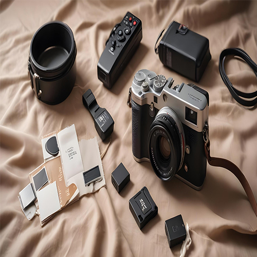 camera gear preparation, photography