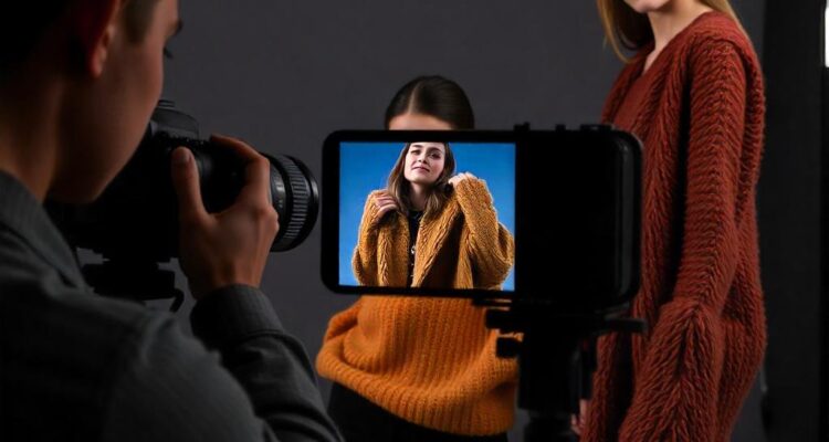 apparel shots with models