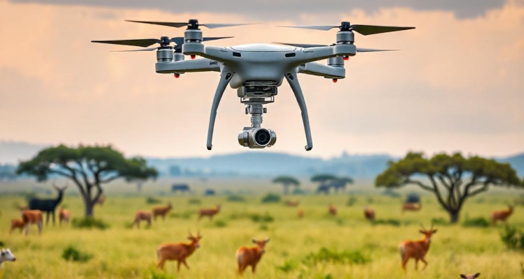wildlife drones, drone