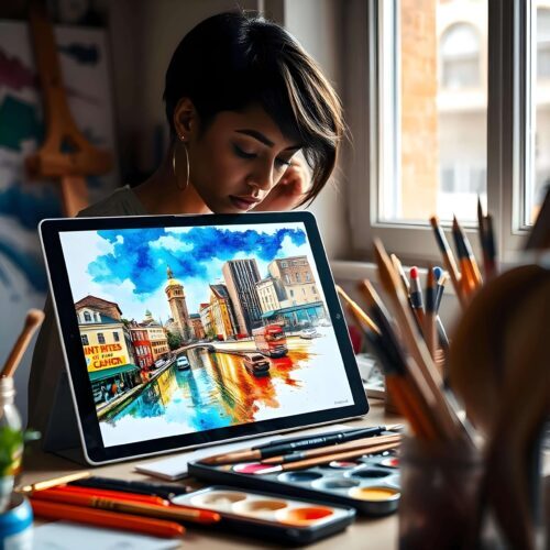 best apps, photo painting