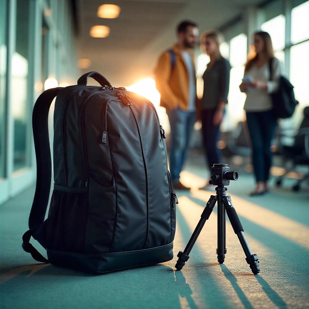 traveling with a tripod, plane, guide 