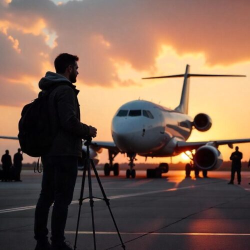 traveling with a tripod, plane, guide
