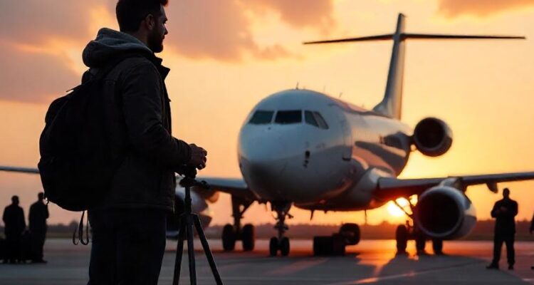 traveling with a tripod, plane, guide