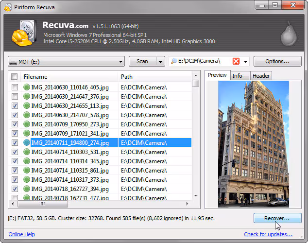 Use Memory Card Recovery Software