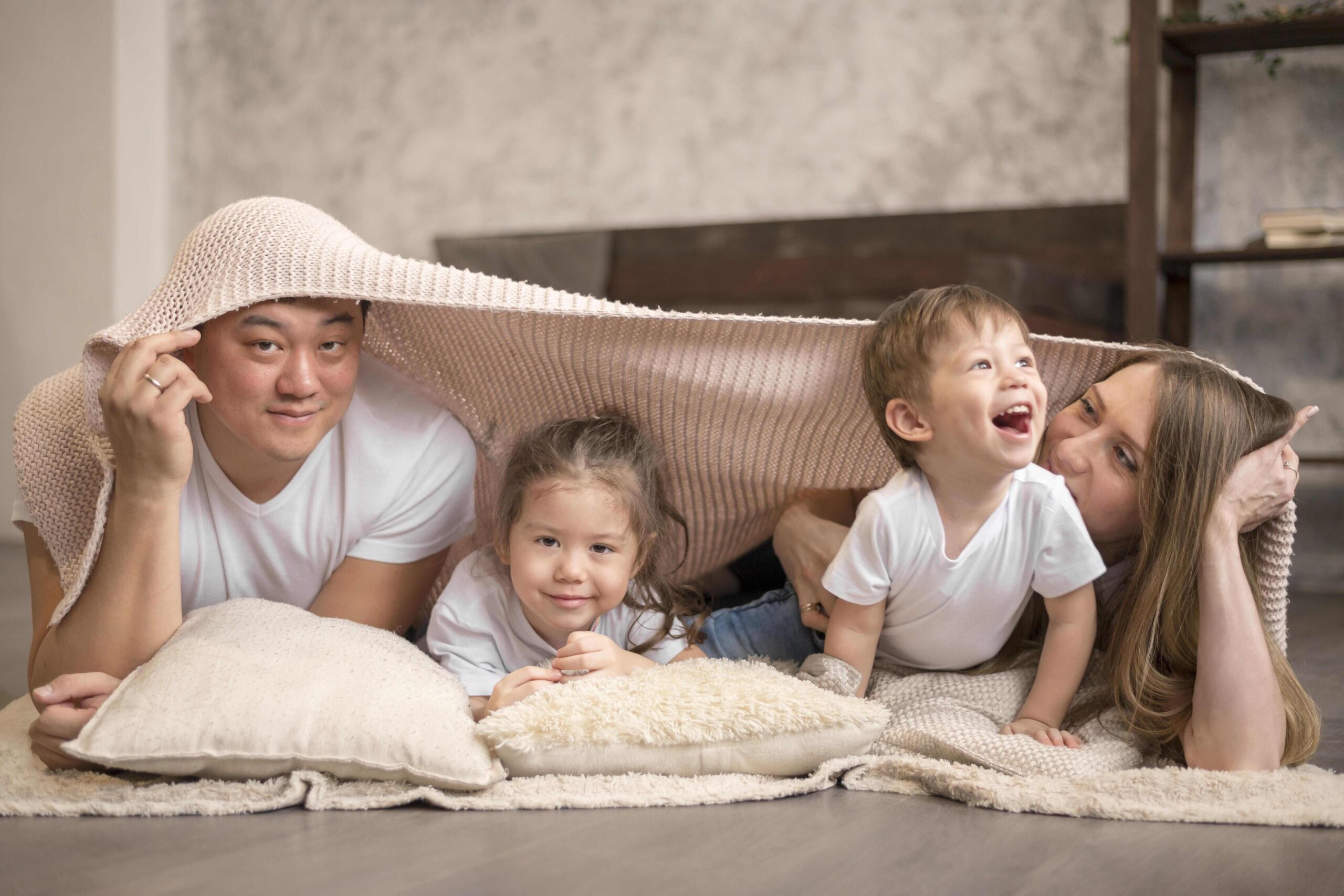 Family Photography Session at Home