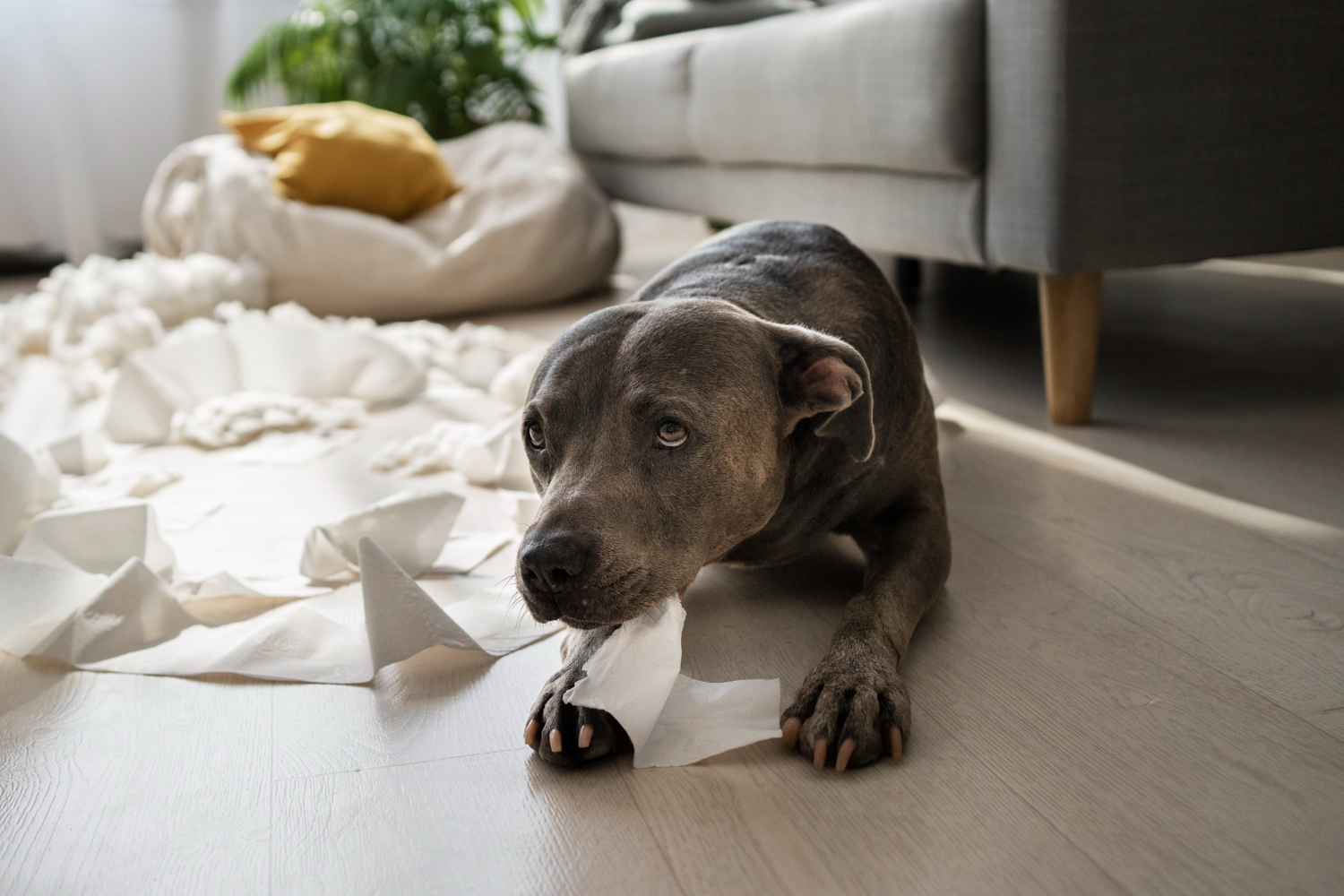 Not realizing when the dog is afraid