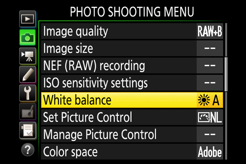 White Balance for True Colors
