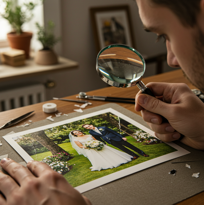 How to Fix Damaged Wedding Photos