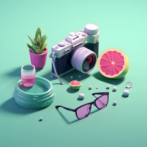 Studio Photography with Creative Props