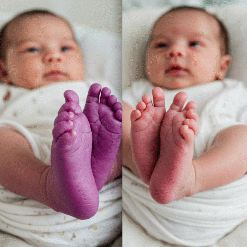 Purplish Feet