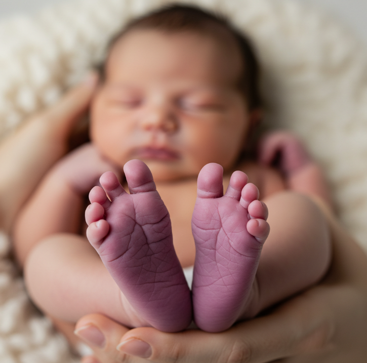 When to Worry About Purplish Feet