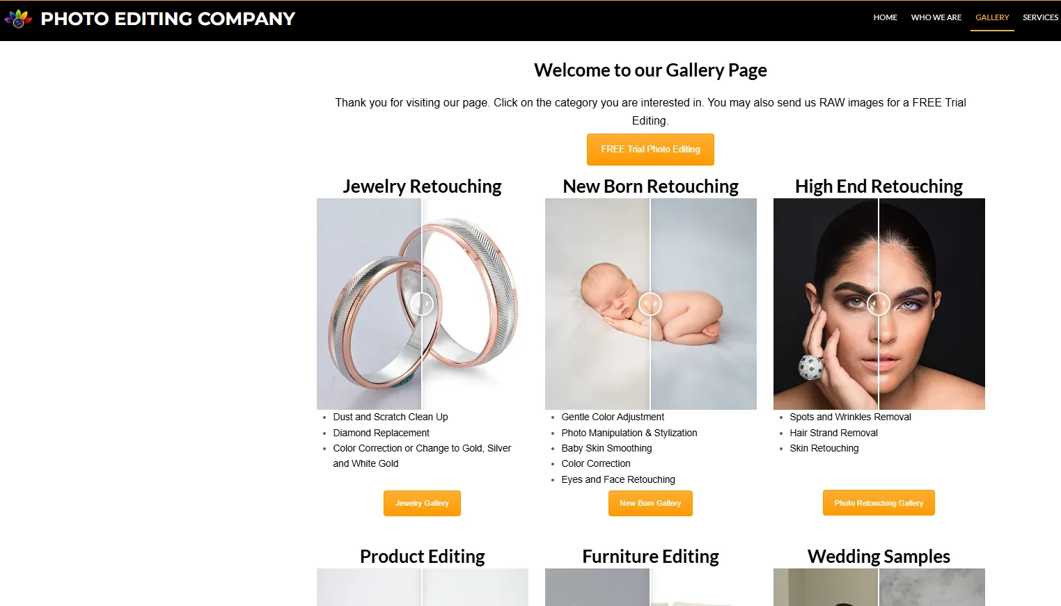 Photo Editing Company