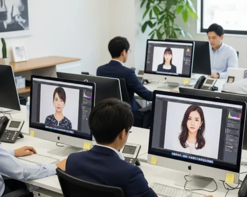 AI Photos with Human Editors