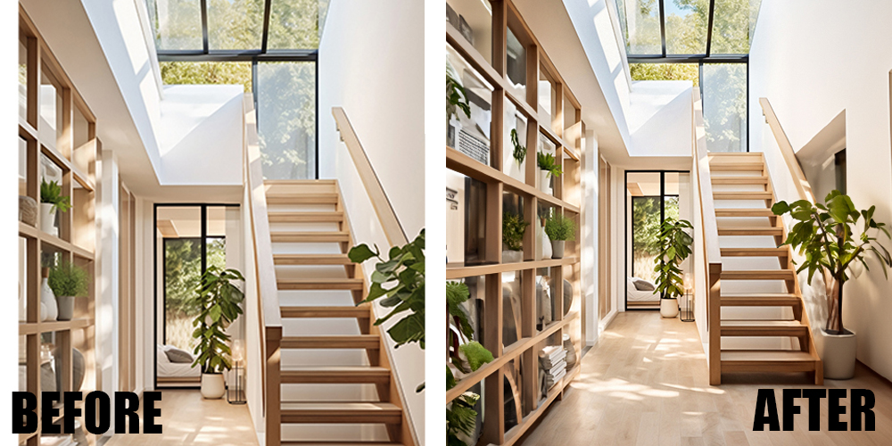 real estate photo editing