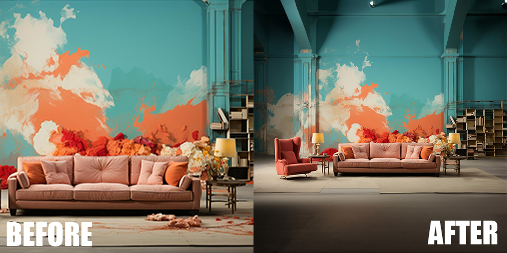 real estate photo editing